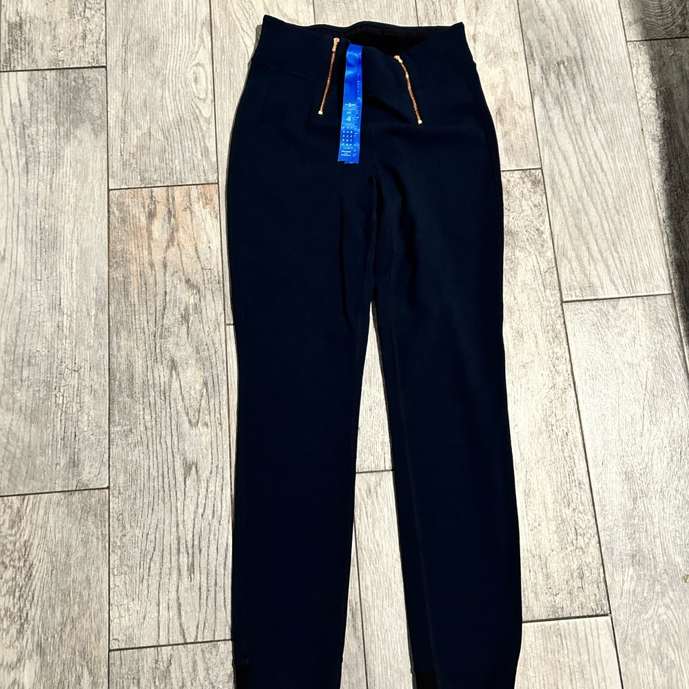 Kit Ace Straight Pants size 4 Navy Blue